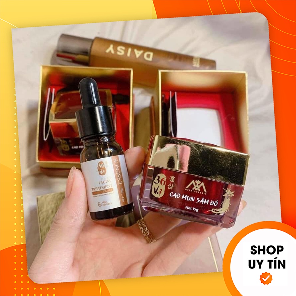 Combo cao mụn sâm đỏ 36 vị và cốt huyết thanh thảo dược Lớn