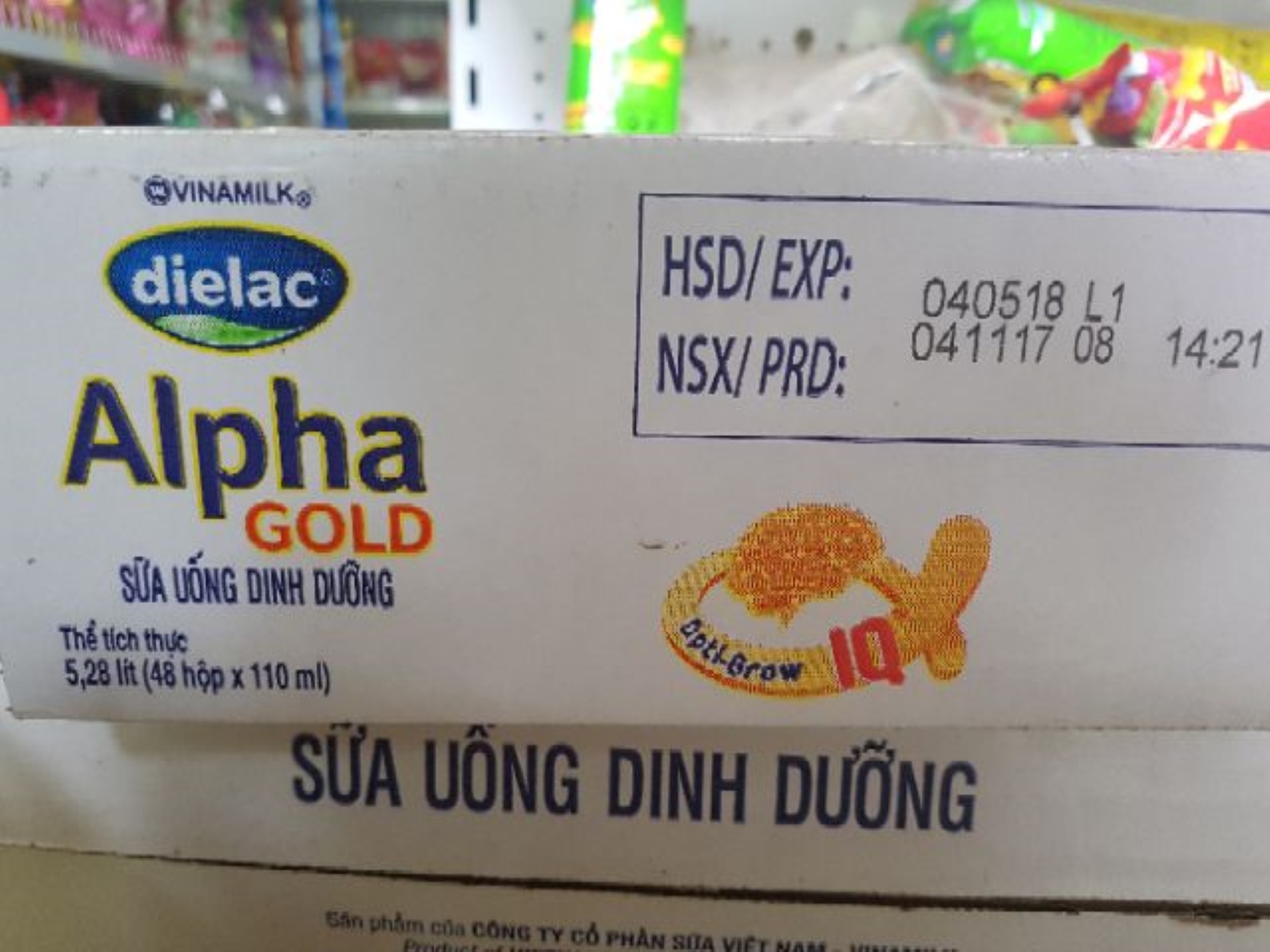 ❇﹍  THUNG SUA GROW PLUS DIELAC ALPHA GOLD VINAMILK 110ML