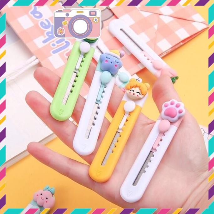 [FreeShip] Dao Rọc Giấy Siêu Cute Đầu Charm