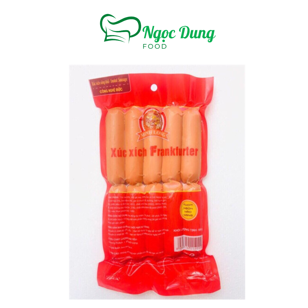 Xúc xích Minh Long 10 cây 500gr (giao tphcm)