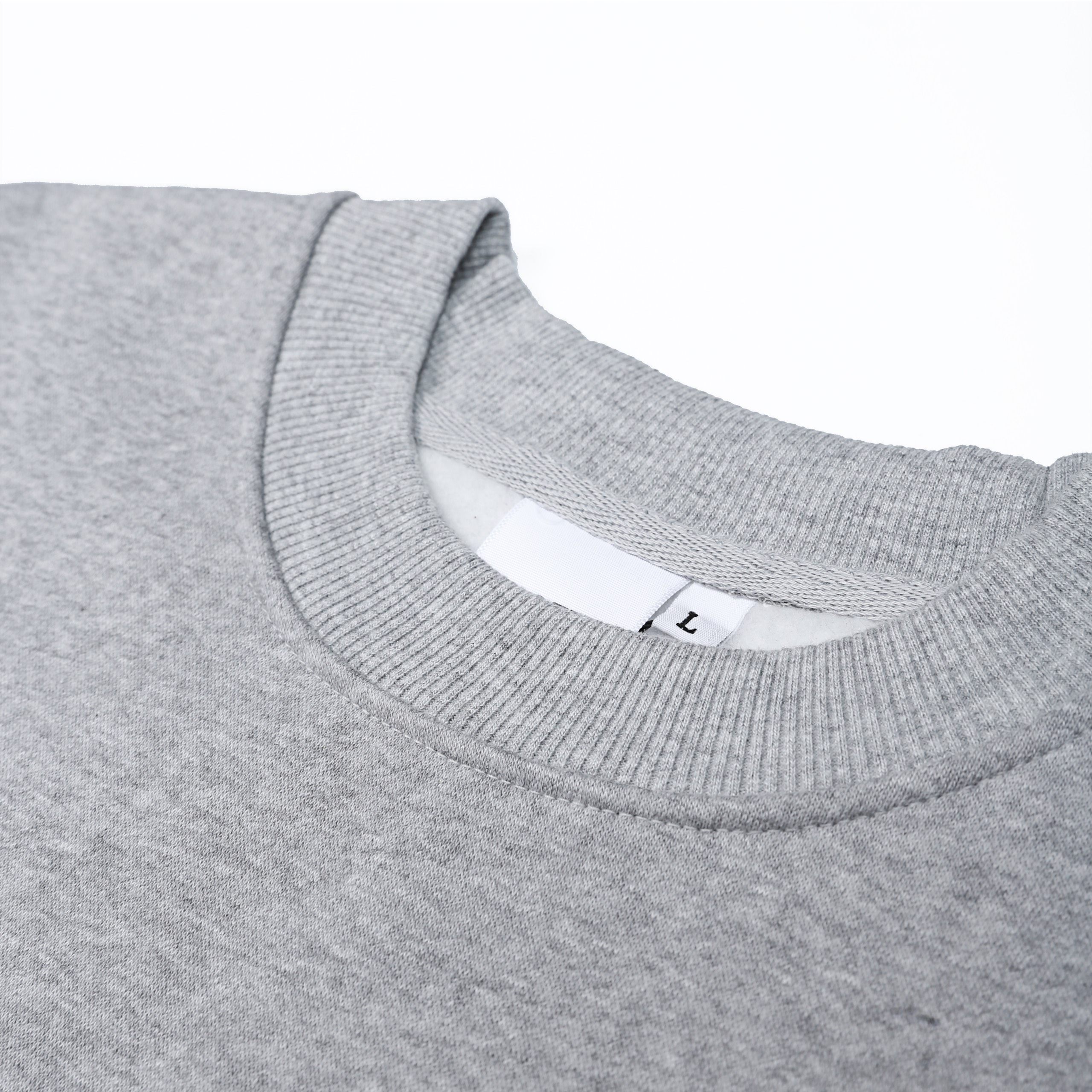 RIPOFFF Logo Sweater 2.0 - Grey (Áo Sweater tay dài nỉ bông)
