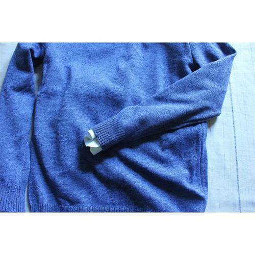 Áo len nam trơn màu đen - len cao cấp 98