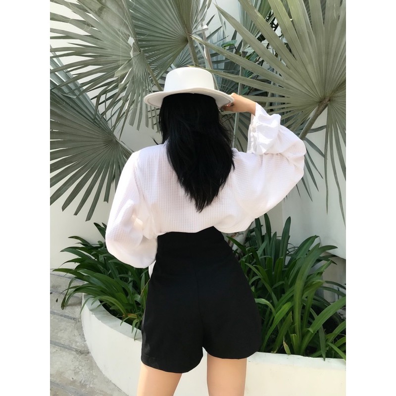 [Nhập mã LAZFASHION34-giảm 15% tối đa 99k/600k]SAP-Quần short cạp cao Luv