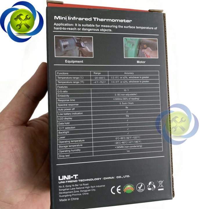 [HCM]Thiết bị đo nhiệt độ Uni-T UT300A+