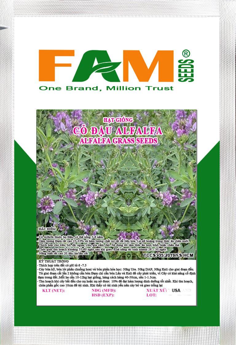 [HCM]Hạt Giống Cỏ Đậu ALFALFA - Gói 100gr
