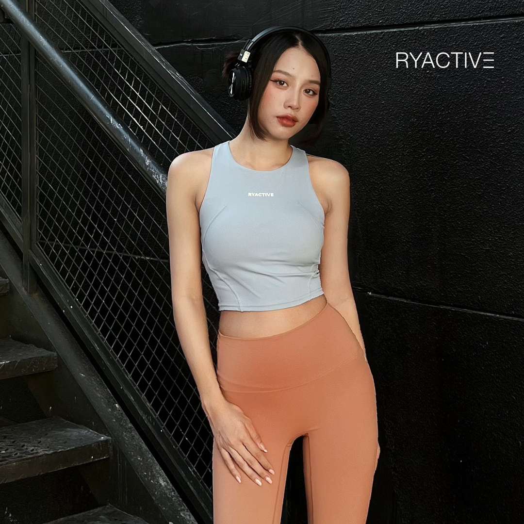 Áo ngực thể thao ryactive - supreme sportbra sky blue