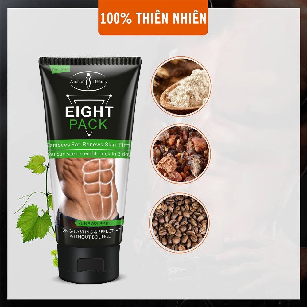 KEM TAN MỠ TĂNG CƠ EIGHT PACK chuyên đốt mỡ thừa