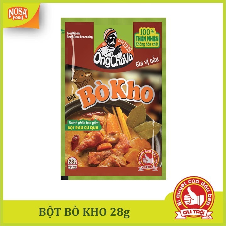 Bột nấu bò kho ông chà và - túi 28g