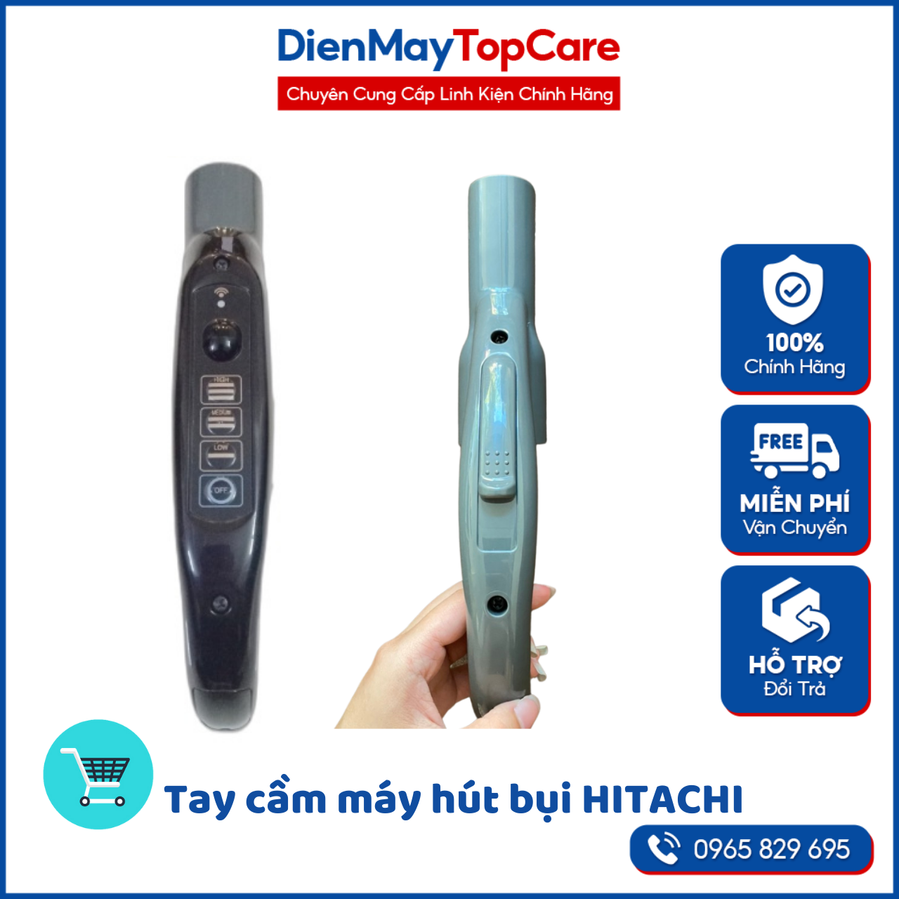[HÀNG CHÍNH HÃNG] Tay cầm (có hồng ngoại) cho máy hút bụi HITACHI