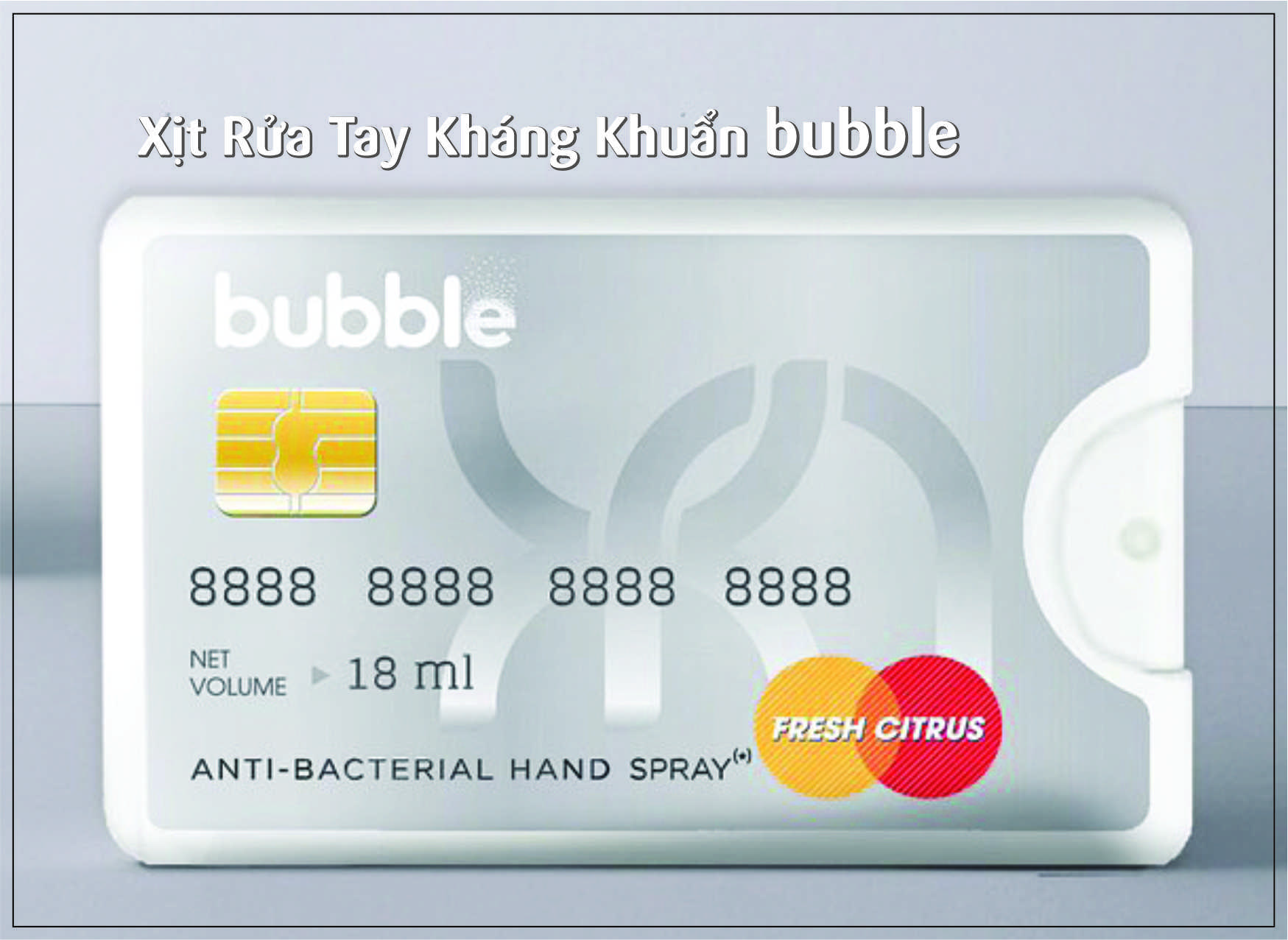 [HCM]Xịt rửa tay khô kháng khuẩn Bubble