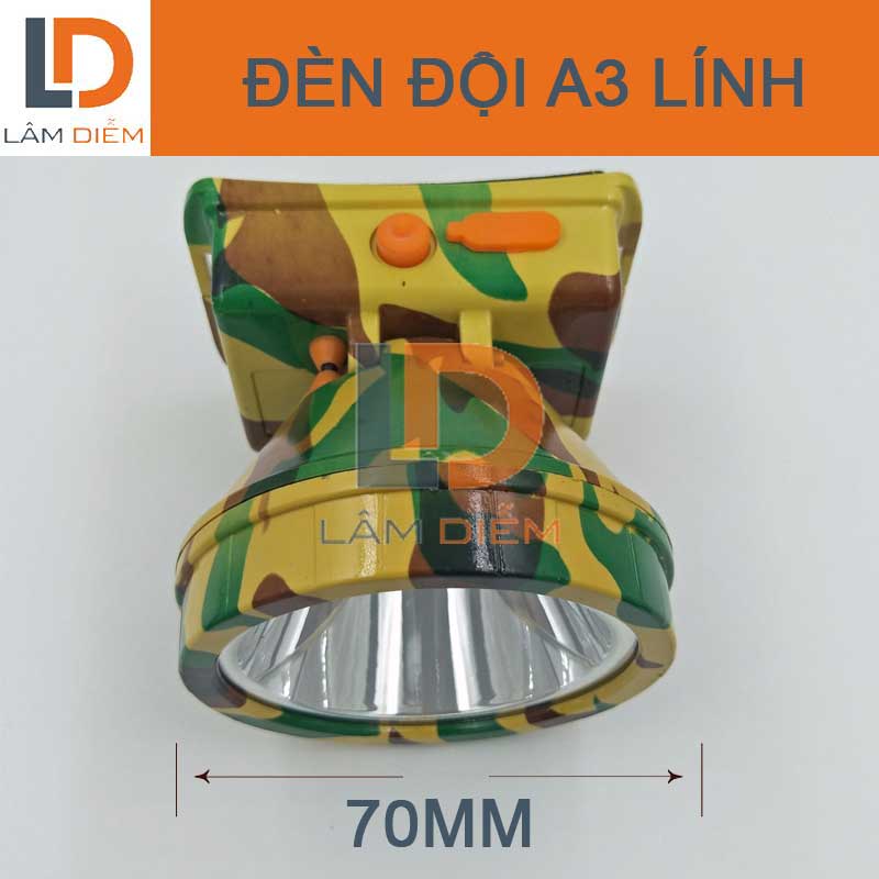 [HCM]ĐÈN ĐỘI ĐÈN PIN SẠC LED SIÊU SÁNG CHÓA LỚN 80MM