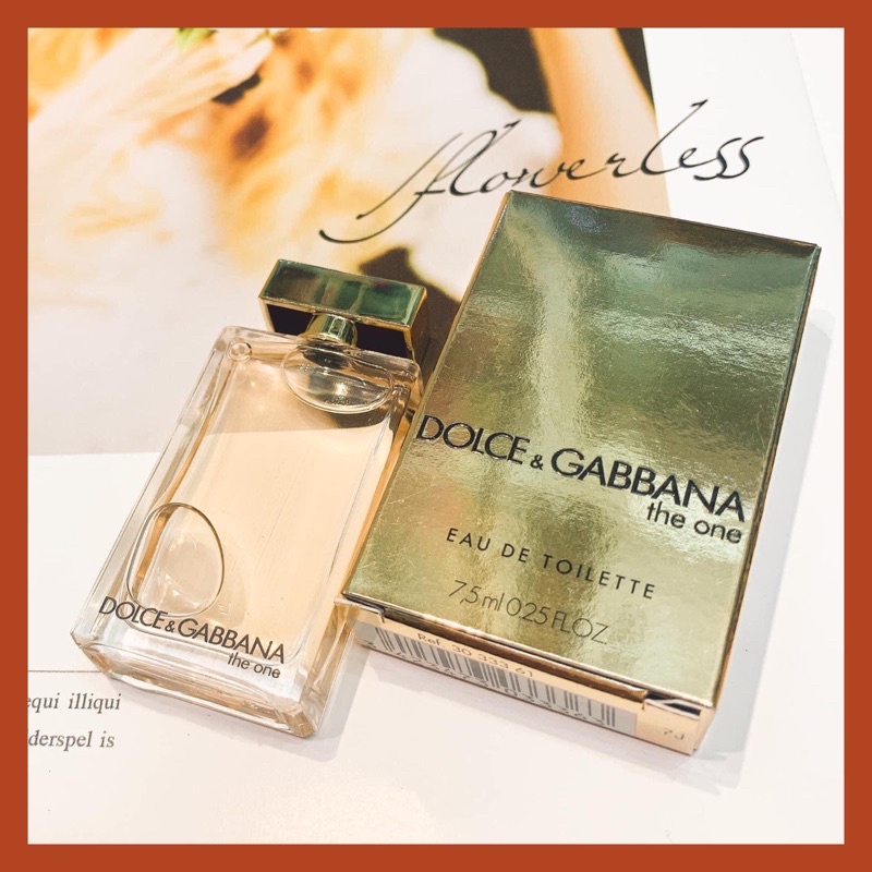[ CHÍNH HÃNG] Nước hoa mini nữ D&G THE ONE 7,5ml