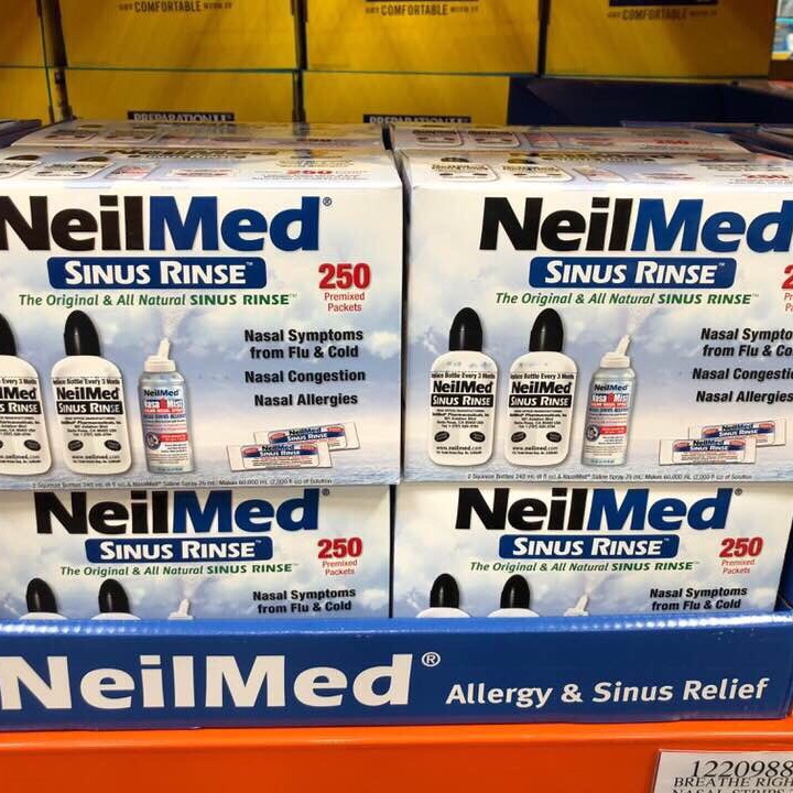 Set bình rửa mũi NeilMed Sinus Rinse  Mỹ