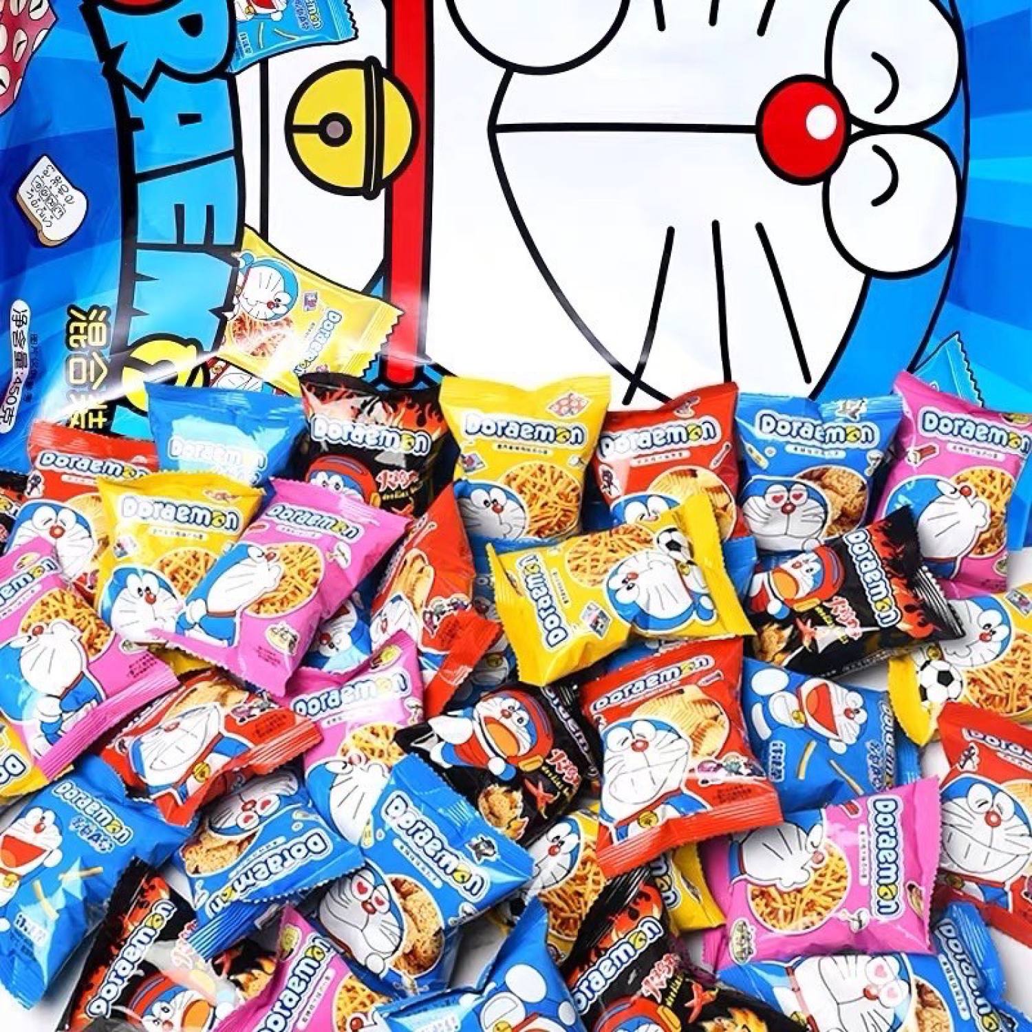 Snack Siêu To Khổng Lồ Đô Rê Mon (36 Gói Bên Trong)