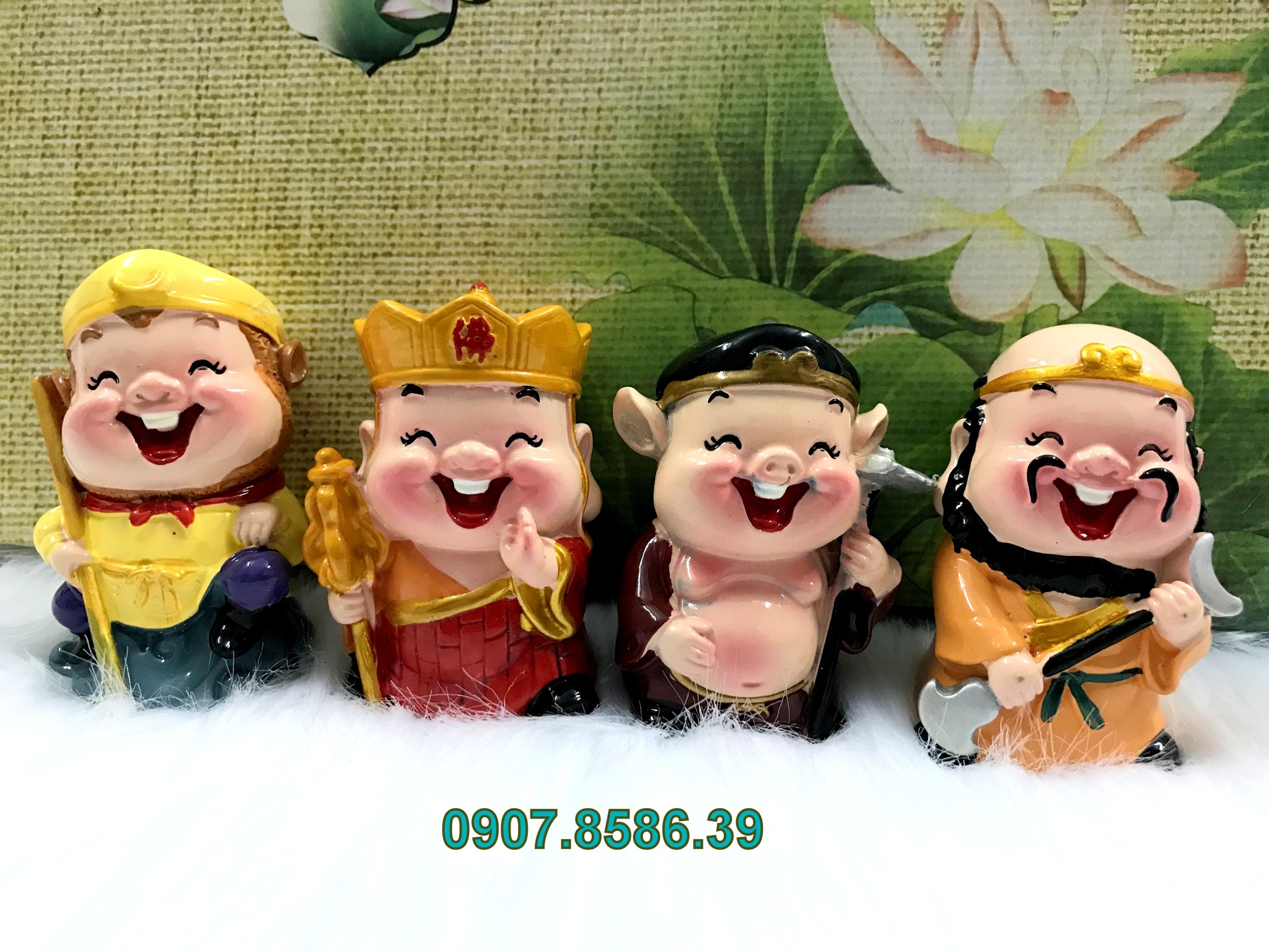 Full Set bộ 4 tượng thầy trò đương tăng ( Tây Du Ký )