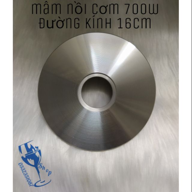 Mâm nhiệt nồi cơm 700w đường kính 16cm