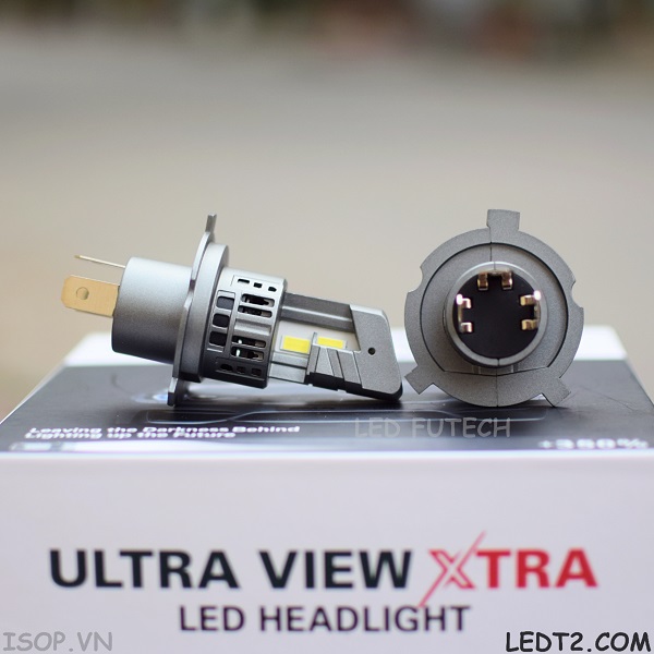 [LEDT2 ISOP] Đèn pha LED Ultra View MOTO Xtra [Số lượng: 1 cái] [Bảo hành 6 tháng]