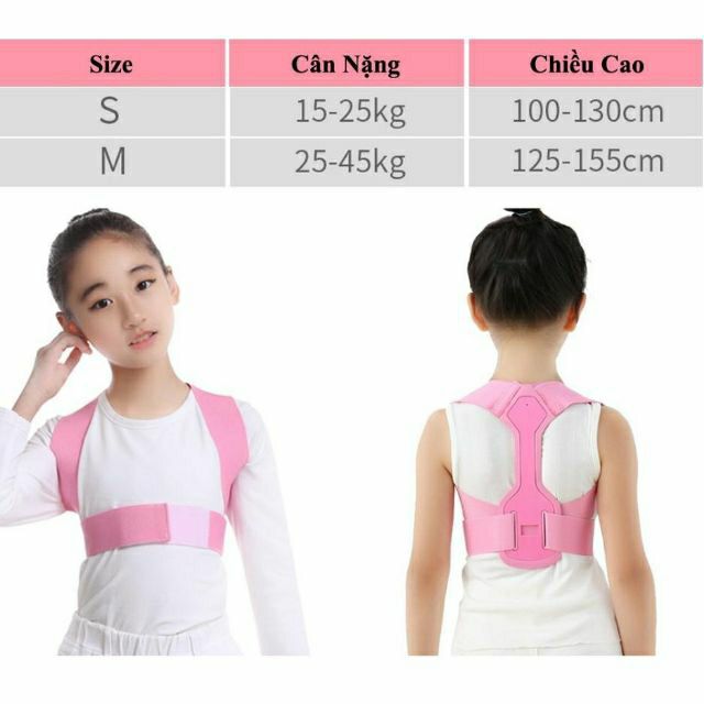 ĐAI CHỐNG GÙ LƯNG TRẺ EM, ĐAI TRỊ LƯNG TÔM CHO BÉ