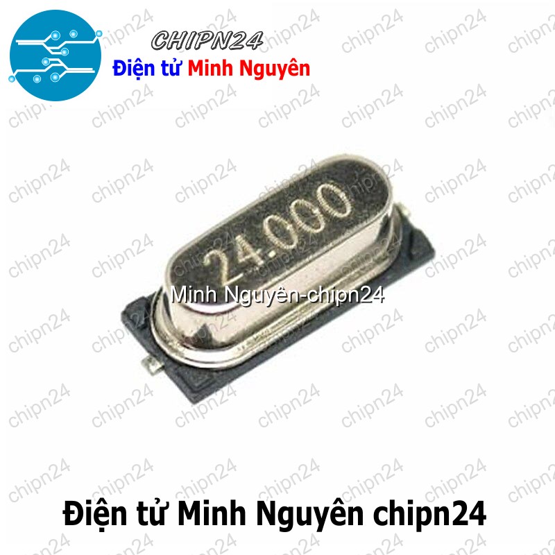 [3 con] (K350) Thạch anh Chân Dán 49SMD (2 chân 11.0592M/12M/13.56M/14.7456M/16M/18.432M/20M) - [Chọn Loại] - HHH.00361