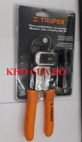 Kèm bấm cáp mạng nhiều đầu Truper - 18343
