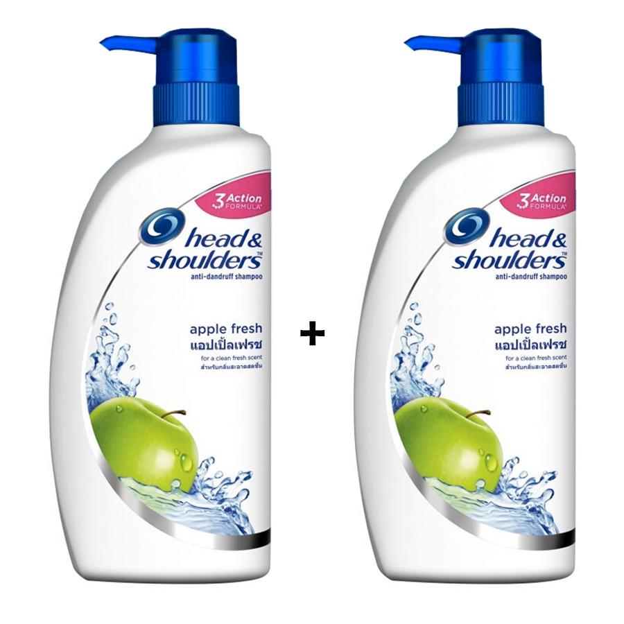 2 Dầu gội Head Shoulder Thailand hương Táo thơm mát- 370ml/chai