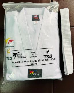 Võ Phục Taekwondo phong trào vải sọc cao cấp mẫu mới nhất năm 2022 thumbnail