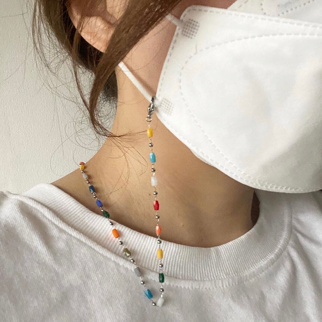 Dây đeo khẩu trang Rainbow Hàn Quốc Korea