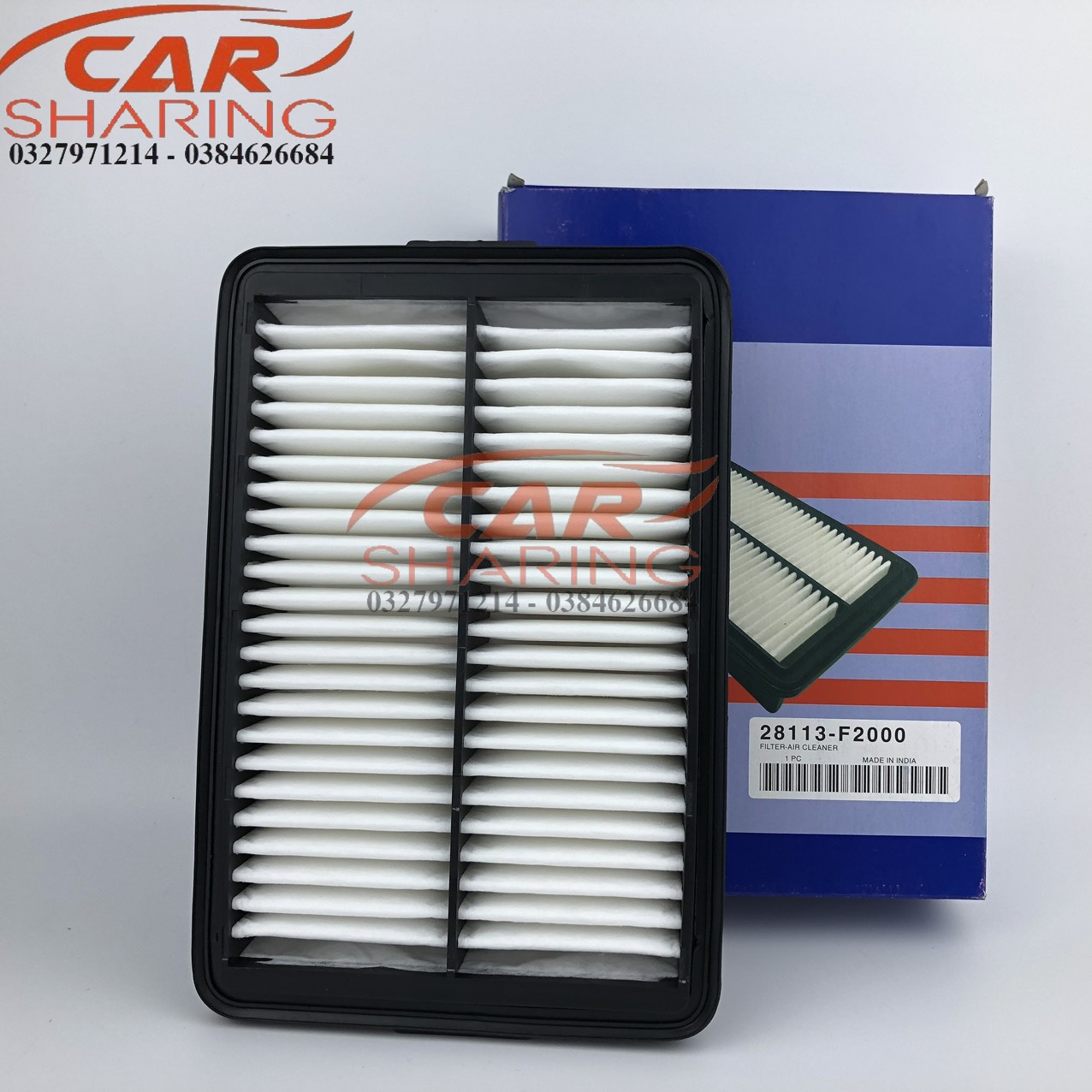 Engine air filter for elantra 2017-2020, cerato/forte 2018-2021, soul 2020-2021, avantra 2016-; oem code: 28113-f2000