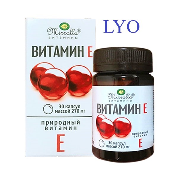 Vitamin E Đỏ Chính Hãng Nga 270mg - 400mg cao cấp