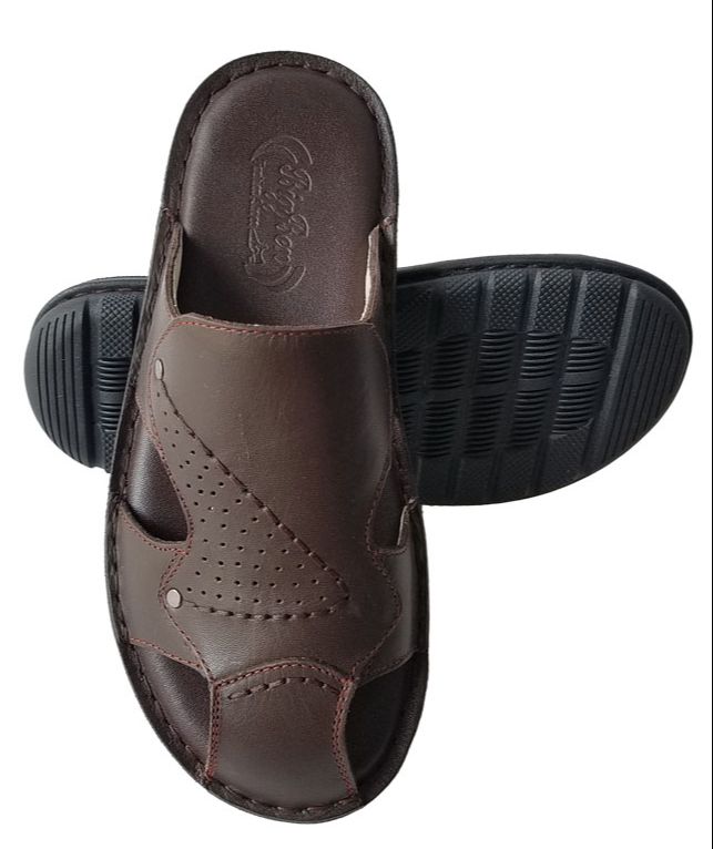 Dép Nam Bít Đầu Da Bò Thật BIGBEN Cao Cấp DN97