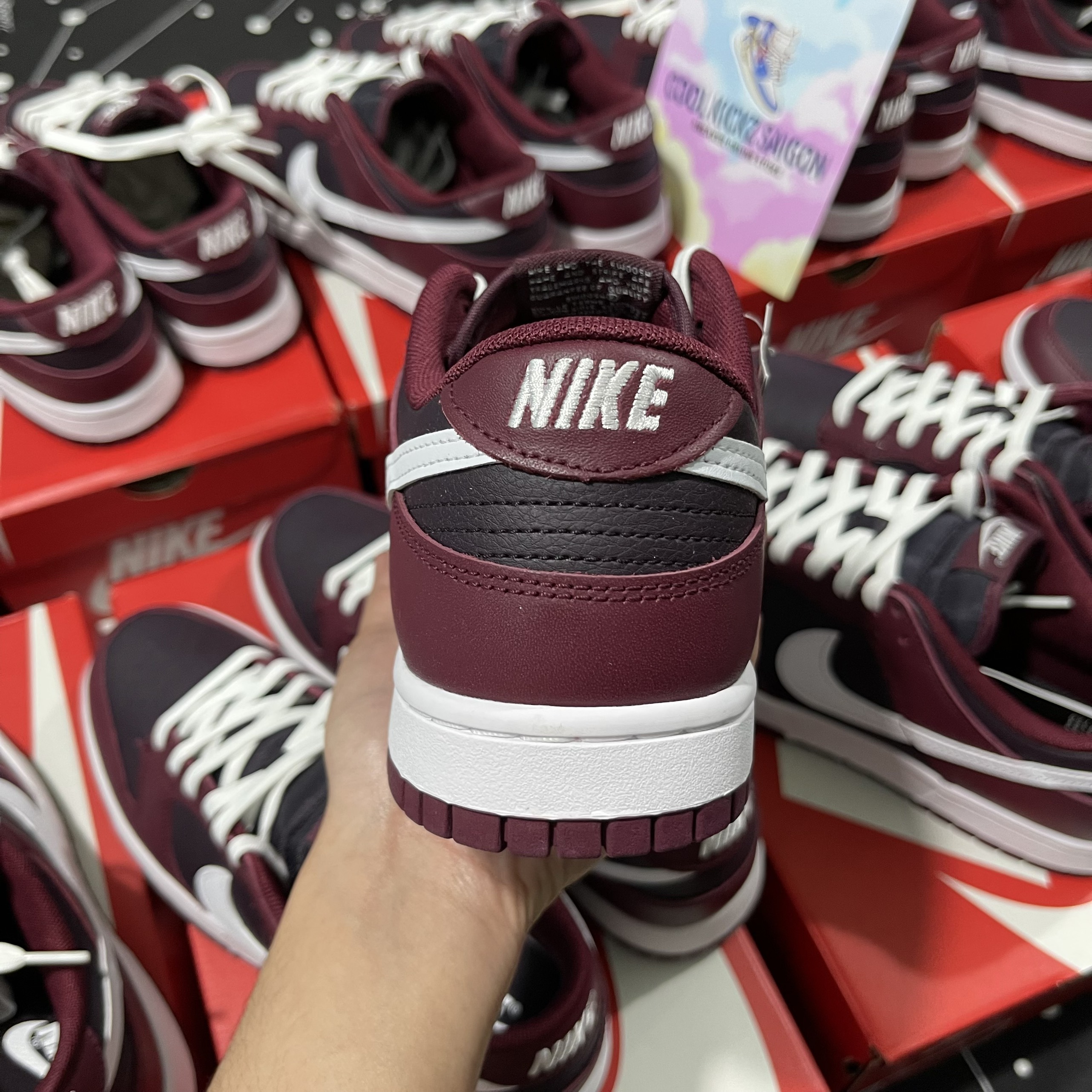 [CHÍNH HÃNG] Nike Dunk Low Dark Beetroot New Full Box Full Tag (DJ6188-600)