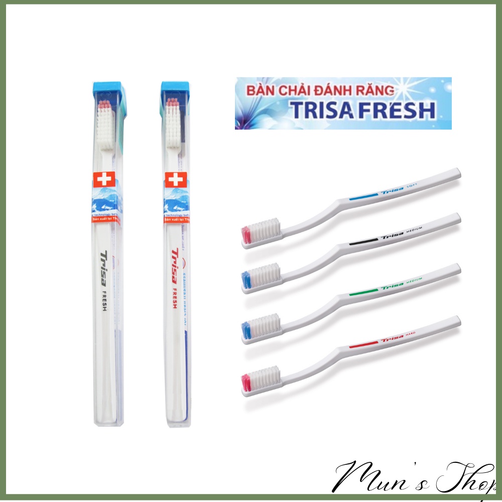 Variable fresh Trisa toothbrush [Trisa fresh soft/Trisa fresh medium/Trisa fresh hard] -mun fashion shop