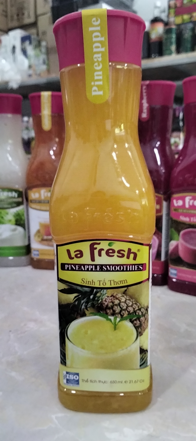 Sinh tố thơm la fresh 650ml - pineapple smoothies