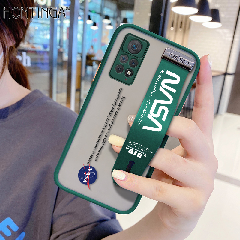 Hontinga Casing Case For Xiaomi Redmi Note 11 Pro 5G 4G Case Shockproof NASA Phone Case Soft Edge Full Lens Protection Camera Protector Back Cover Casing Hard Case For Boys For Grils