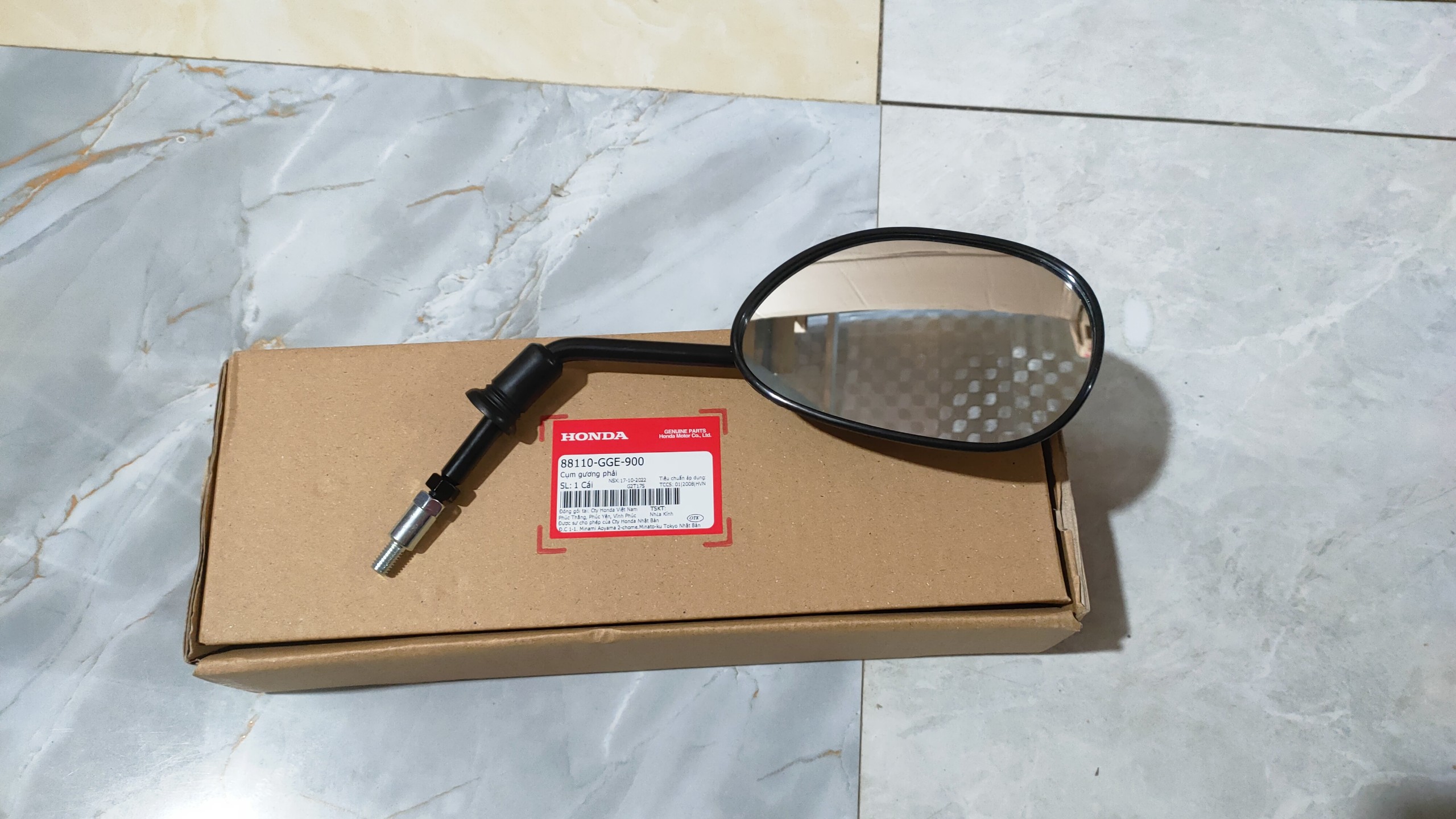 Cụm gương phải có ốc chân Lead 110 (88110GGE900)