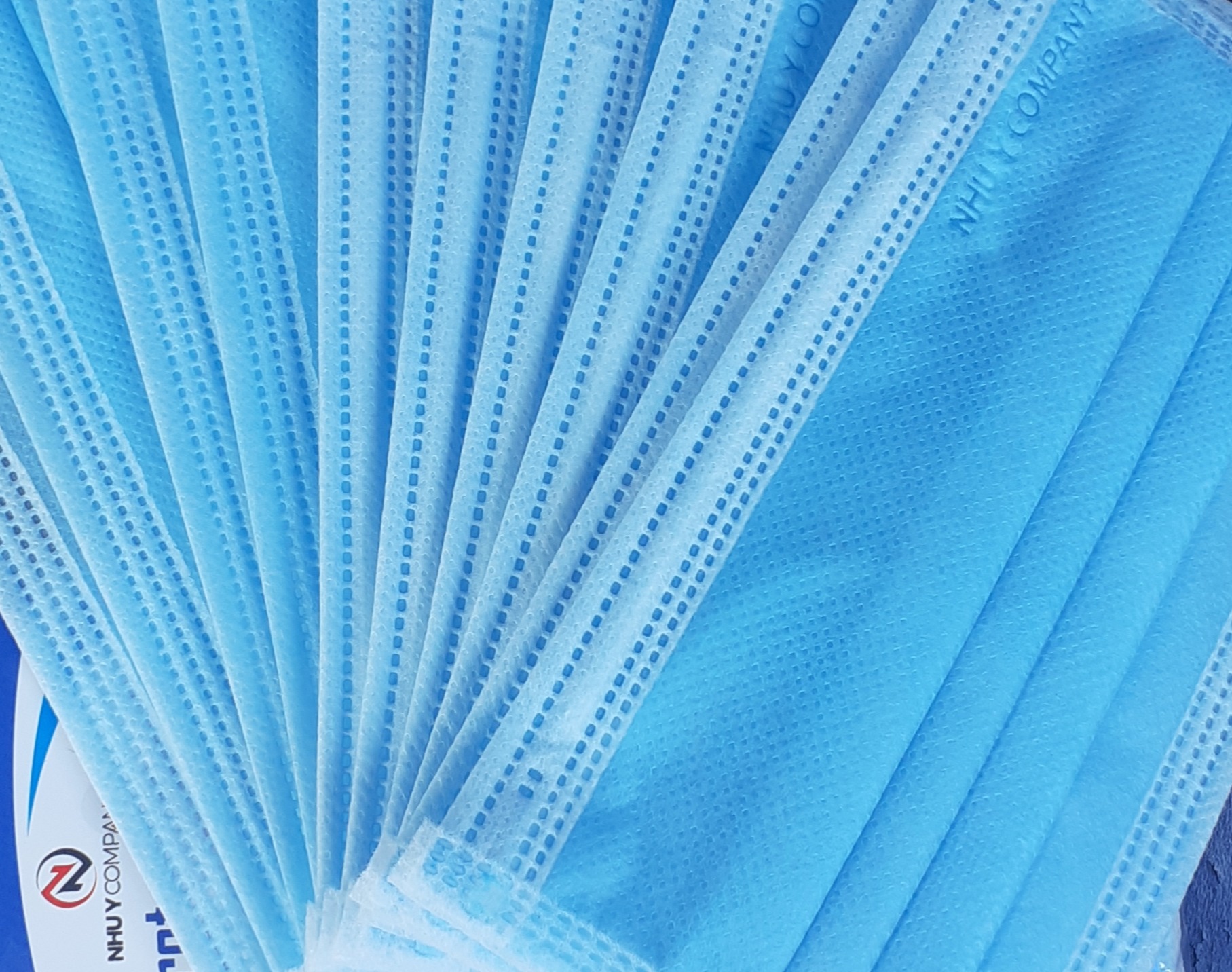 [HCM]KHẨU TRANG Y TẾ NHƯ Ý 4 LỚP (  CABON 5 HỘP 250 CÁI MÀU XANH )