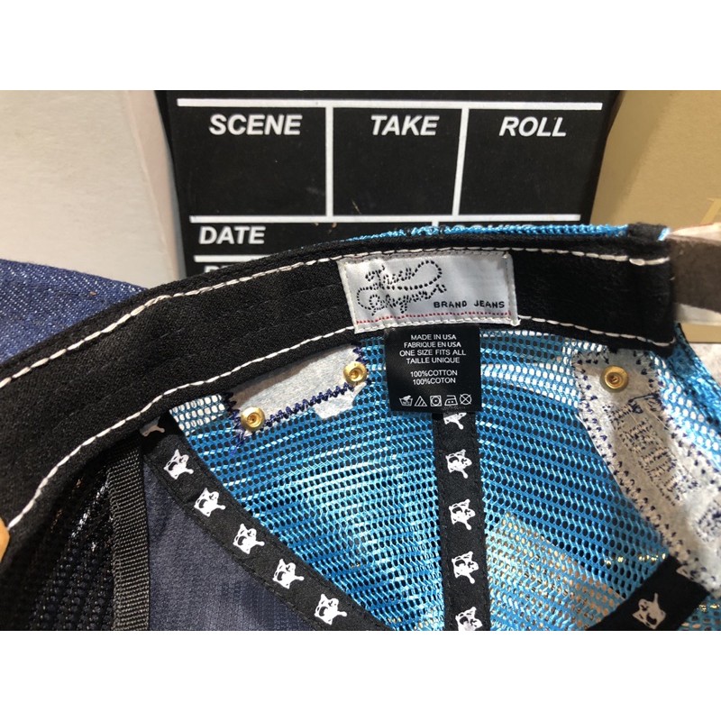 [HCM]Nón Ông địa jean lưới xanh