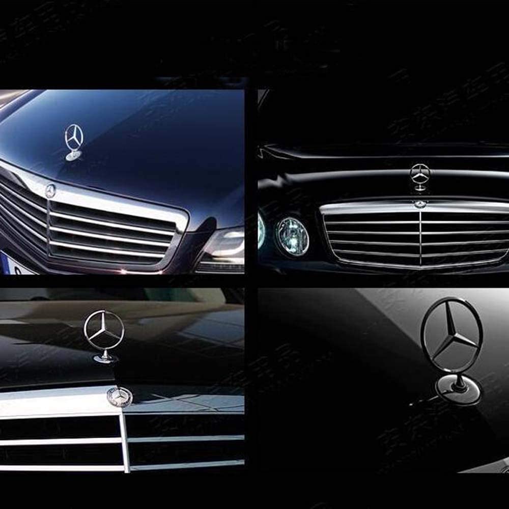 Logo Mercedes Gắn Trang Trí Nắp Capo