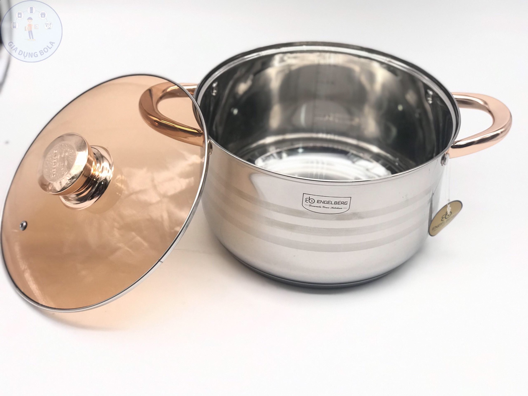 Bộ nồi đức engelberg 6 món 5 đáy