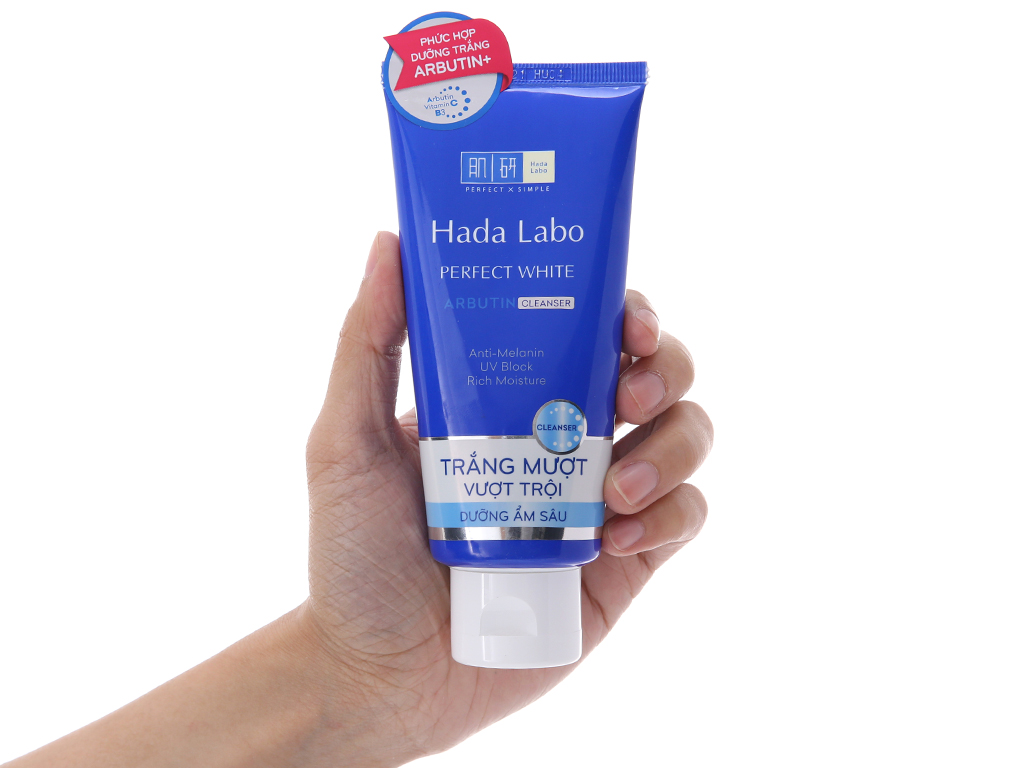 Kem rửa mặt dưỡng trắng Hada Labo Perfect White 80g