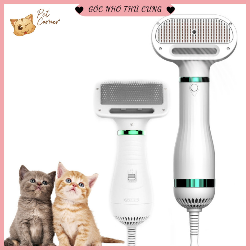 Máy sấy lông kiêm lược chải cho chó mèo (Đa năng cho thú cưng)