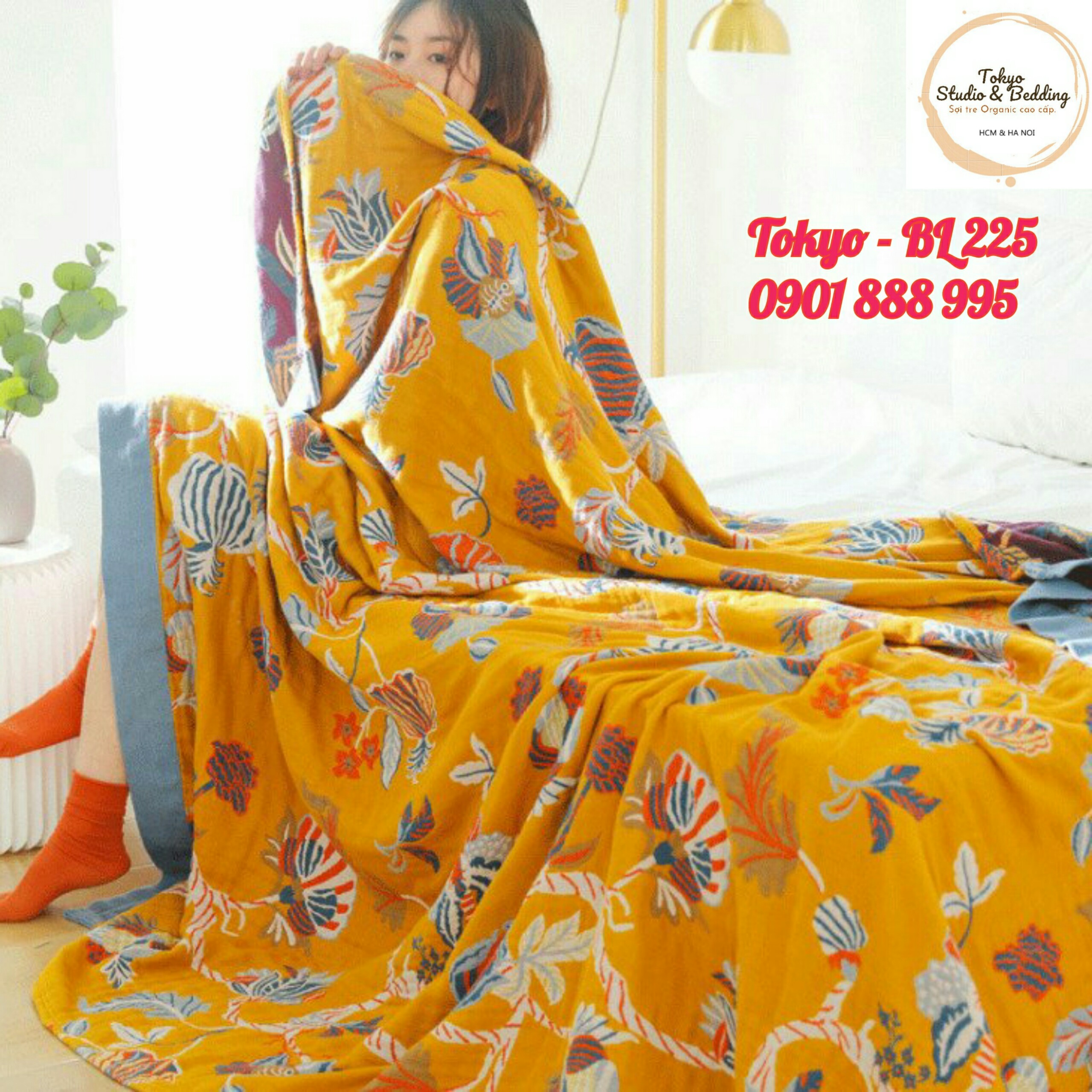 (1)TH Chăn Xô Organic Cotton Dòng Cao Cấp