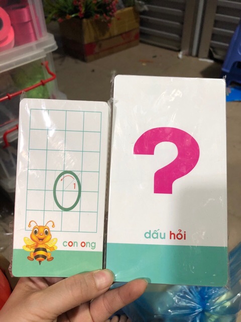 Bộ Thẻ chữ cái và số to