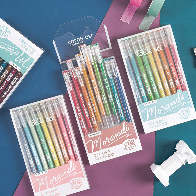 Set 9 Bút Gel Morandi Nhiều Màu