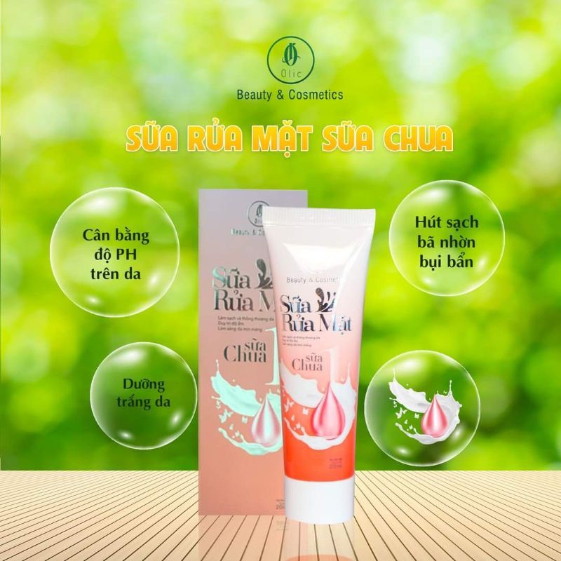 Sữa Rửa Mặt Trắng Da Olic
