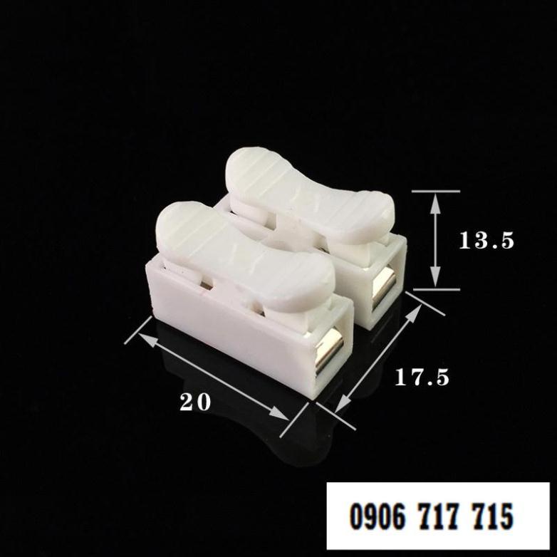Combo 50 cút nối dây điện, kẹp nối dây đôi CH2 CH-2 _TKDN