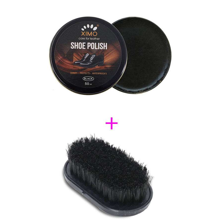 Combo Xi Đánh Giày + Bàn Chải Đánh Giày HKD39