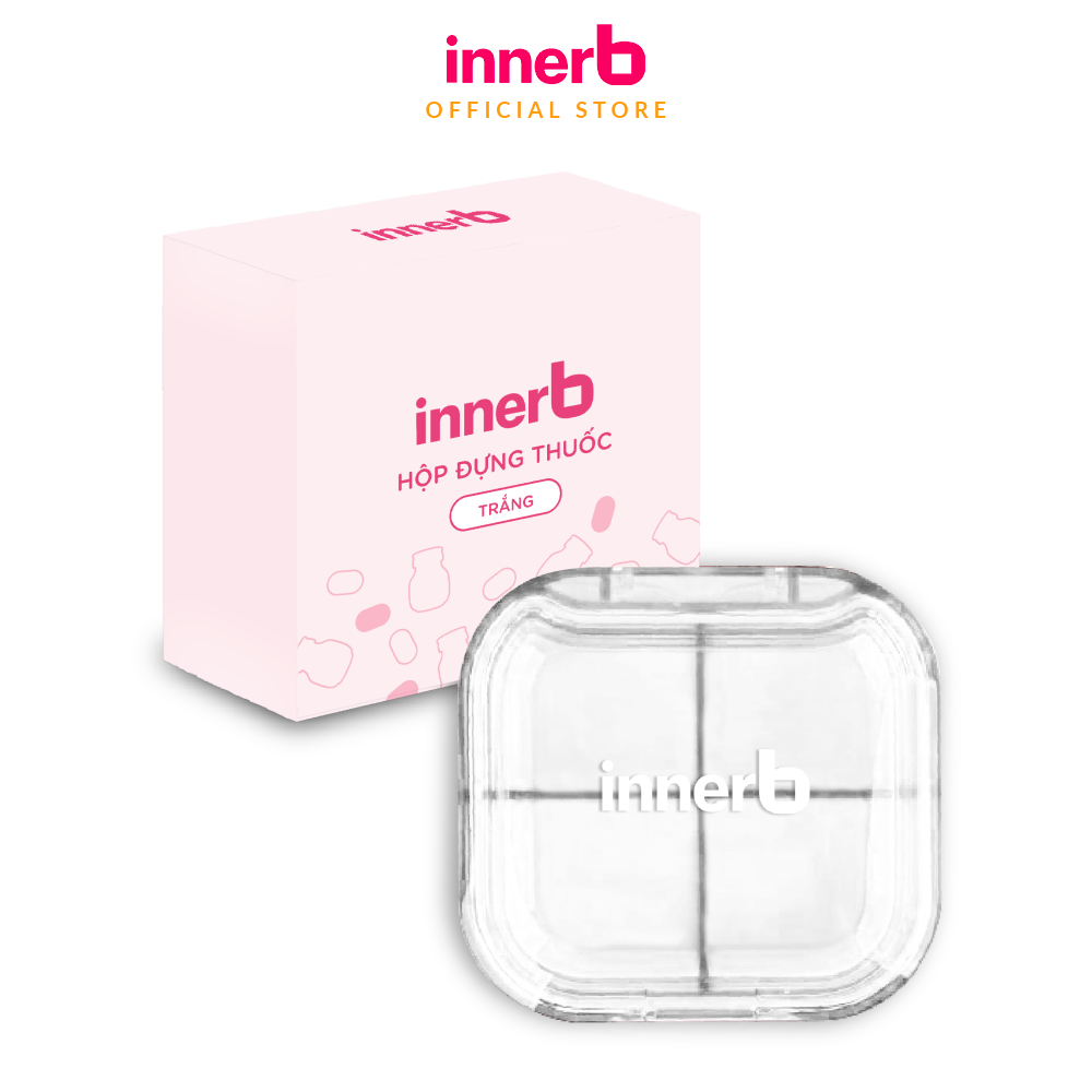 [GIFT] Hộp đựng thuốc màu trắng innerB