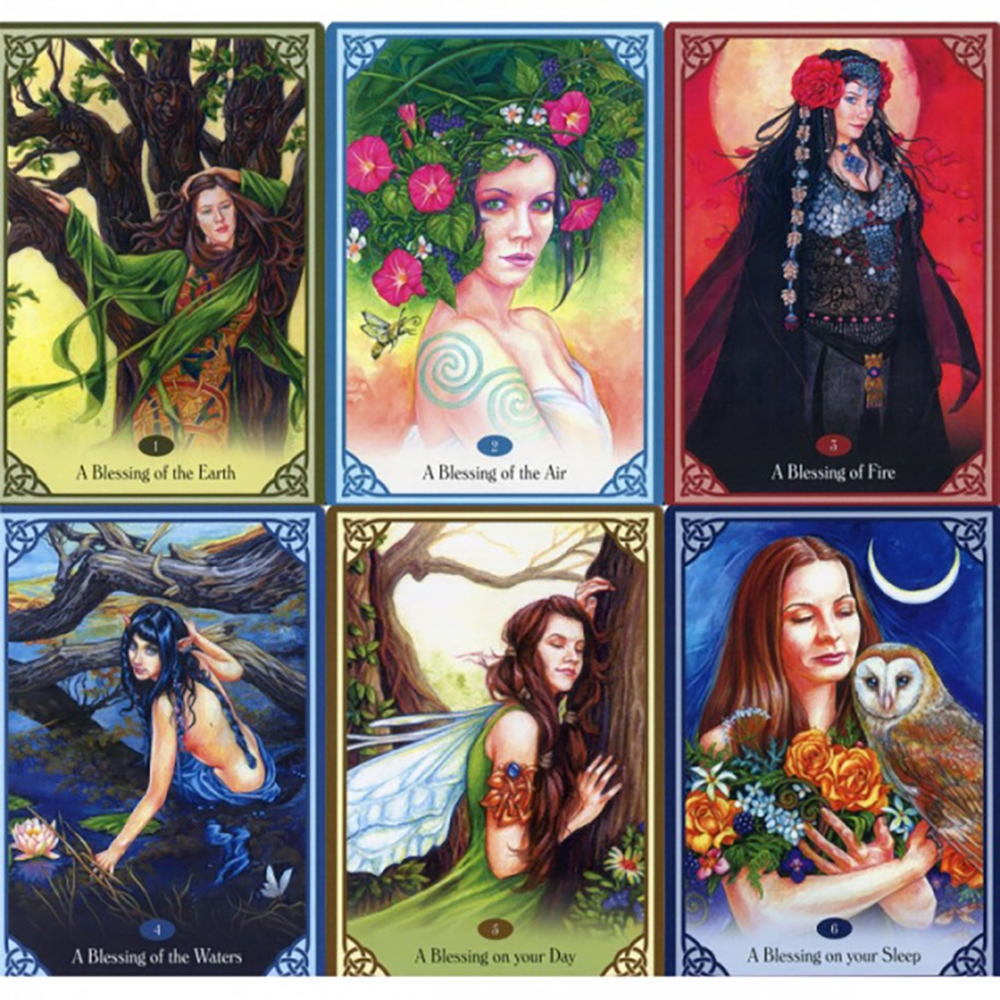 Bộ Bài Blessed Be Oracle By Lucy Cavendish