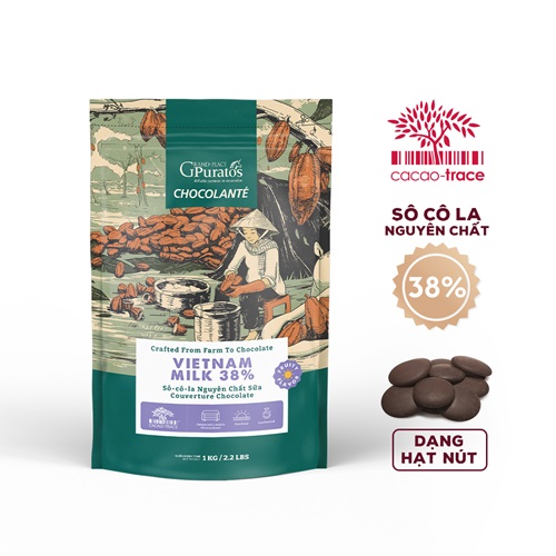 Socola sữa Grand-Place Puratos Chocolante 38%